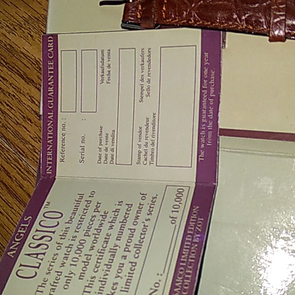 👼  ANGELS LIMITED EDITION CLASSICO WATCH 1995 VTG JCPENNEY - Picture 5 of 16